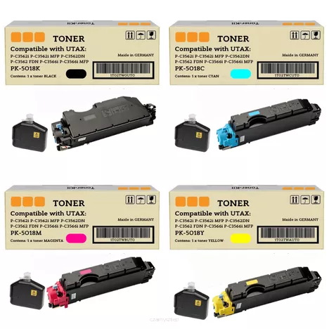 4-PAK Zamiennik Toner do UTAX PK5018 CMYK 13.0K/3x11.0K
