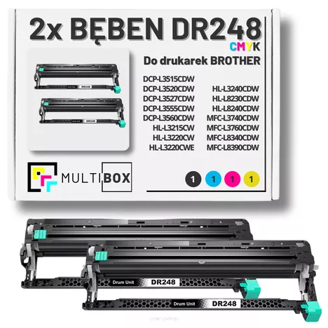 Bęben do BROTHER DR248CL 2-pak CMYK Multibox zamiennik