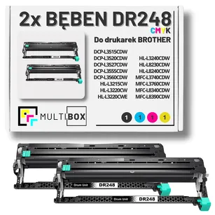 2-PAK Multibox Bęben do BROTHER DR248CL CMYK zamiennik
