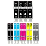 14-PAK Multibox Tusz do CANON PGI525 CLI526  black pigment / black / cyan / magenta / yellow / grey zamiennik - 2