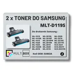 2-PAK Multibox Toner do SAMSUNG ML1610 ML2010 SCX4521 MLTD119S SU863A 2K Zamiennik - 2