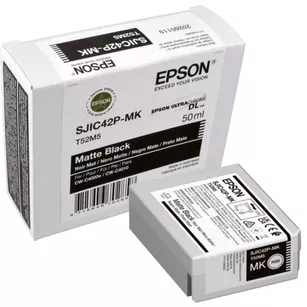 EPSON tusz SJIC42PMK SJIC42P-MK C13T52M540 oryginalny MATTE BLACK 50ml