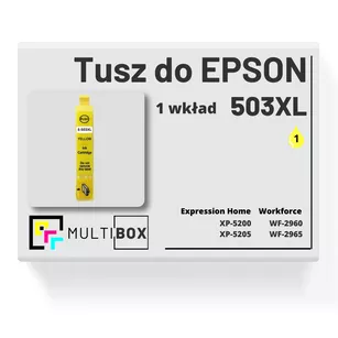 Tusz do EPSON 503XL T09R4 C13T09R44010 yellow zamiennik Multibox