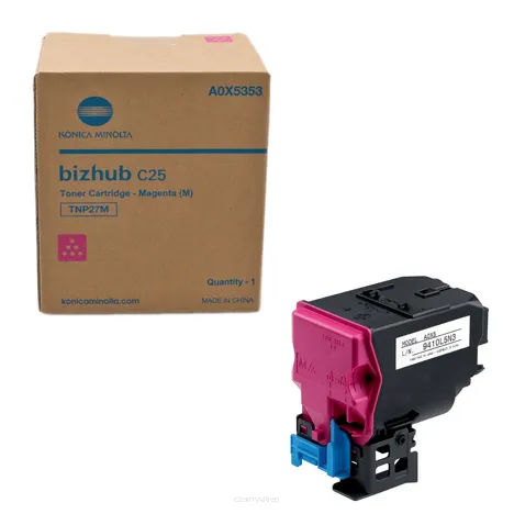 EOL KONICA MINOLTA toner TNP27M A0X5353 magenta oryginalny 4500 stron