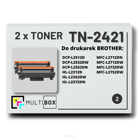 Toner do BROTHER TN-2421 2-pak Multibox zamiennik