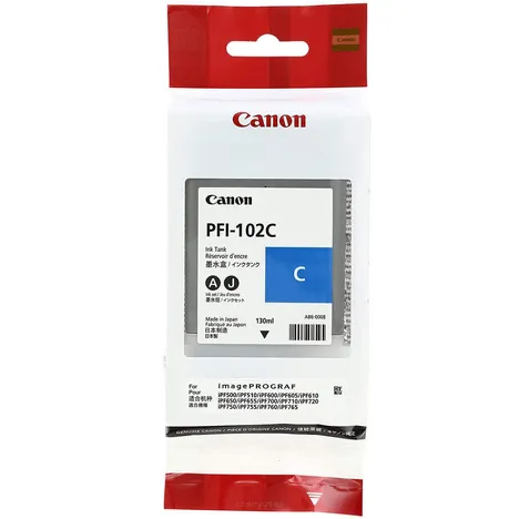 Canon Tusz PFI102C 0896B001 oryginalny cyan