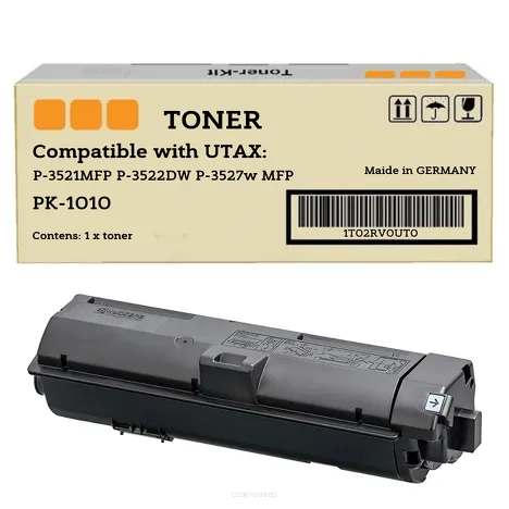 Toner 1T02RV0UT0 do UTAX PK1010 P3521 MFP P3522DW P3527w MFP zamiennik 3000 stron