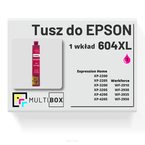 Tusz do EPSON 604XL T10H3 C13T10H34010 magenta zamiennik Multibox