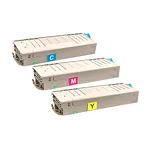 3-PAK Multibox Toner do OKI C612 cyan/magenta/yellow zamiennik - 3