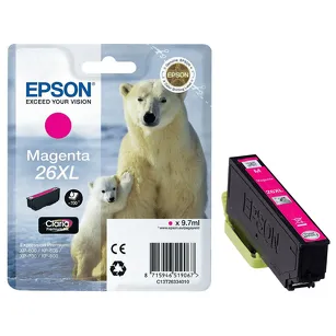 Epson tusz 26XL T2633 C13T26334012 oryginalny magenta