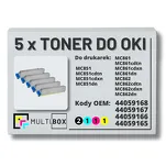 5-PAK Multibox Toner do OKI MC851 MC861 MC862 black/cyan/magenta/yellow zamiennik - 2