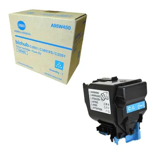 KONICA MINOLTA toner TNP49C A95W450 cyan oryginalny 12000 stron