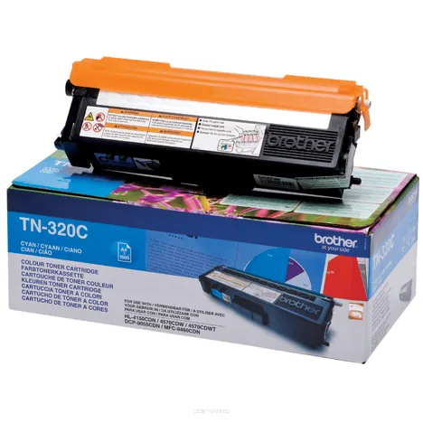 Brother toner TN-320C oryginalny cyan