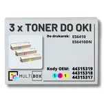 3-PAK Multibox Toner do OKI ES6410 cyan/magenta/yellow zamiennik - 2
