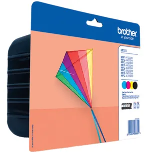 BROTHER tusz LC-223VALBP oryginalny 4-pak CMYK 550 stron