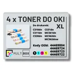 4-PAK Multibox Toner do OKI C510 C511 MC562 XL black/cyan/magenta/yellow zamiennik - 2