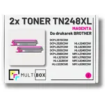 2-PAK Multibox Toner do BROTHER TN248XLM Magenta zamiennik - 2