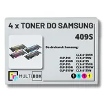 4-PAK Multibox Toner do SAMSUNG 409S CLP310 CLP315 CLX3170 2K/1K CMYK zamiennik - 2