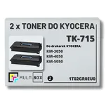 2-PAK Multibox Toner do KYOCERA TK715 1T02GR0EU0 KM3050 KM4050 KM5050 2x34.0K zamiennik - 2