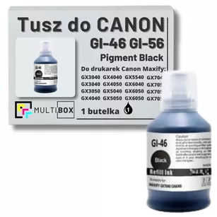 Tusz do CANON GI46BK GI56BK black zamiennik Multibox