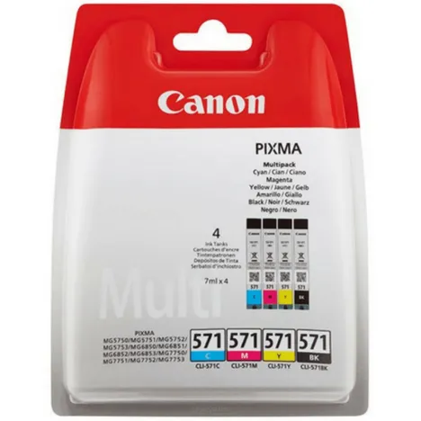 Canon oryginalny tusz CLI571 0386C005 black / cyan / magenta / yellow 4-pak