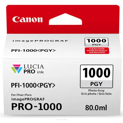 Canon Tusz PFI1000PGY 0553C001 oryginalny photo grey