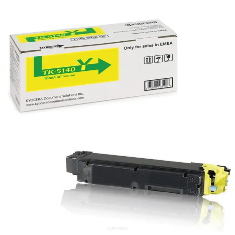 KYOCERA toner TK-5140Y 1T02NRANL0 żółty oryginalny 5000 stron