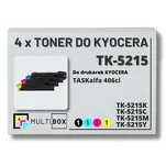 4-PAK Multibox Toner do KYOCERA TK5215 TASKALFA 406 20,0K/3x15,0K CMYK zamiennik - 2