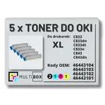 5-PAK Multibox Toner do OKI C833 C843 XL black/cyan/magenta/yellow zamiennik - 2