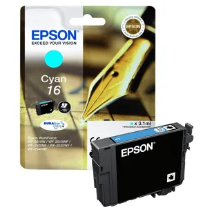 Epson tusz 16XL T1632 C13T16324012 oryginalny cyan