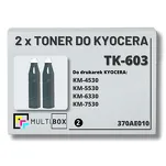 2-PAK Multibox Toner do KYOCERA TK603 370AE010 KM4530 KM5530 KM6330 KM7530 2x30.0K zamiennik - 2