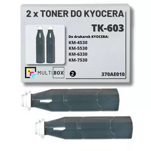 2-pak Toner do KYOCERA TK603 370AE010 KM4530 KM5530 KM6330 KM7530 2x30.0K Multibox zamiennik