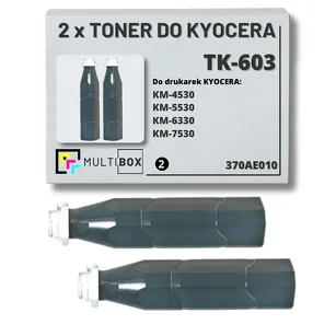 2-PAK Multibox Toner do KYOCERA TK603 370AE010 KM4530 KM5530 KM6330 KM7530 2x30.0K zamiennik