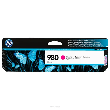 EOL HP 980 tusz D8J08A oryginalny magenta