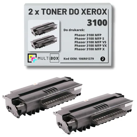 2-PAK Multibox Toner do XEROX 3100 106R01379 4K zamiennik