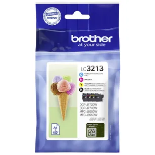 BROTHER tusz LC-3213VAL oryginalny 4-pak CMYK 4x400 stron