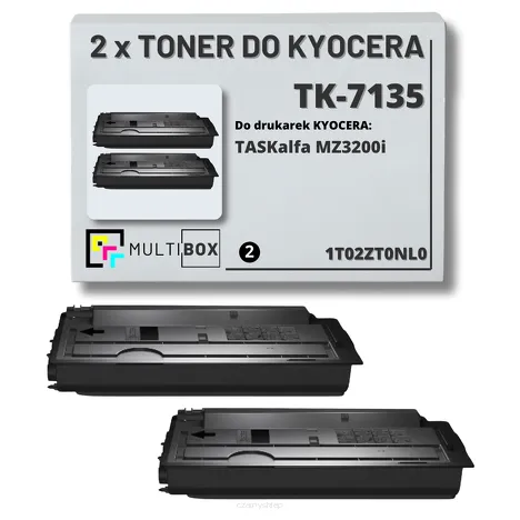 2-PAK Multibox Toner do KYOCERA TK7135 1T02ZT0NL0 TASKALFA MZ3200i 2x20.0K zamiennik