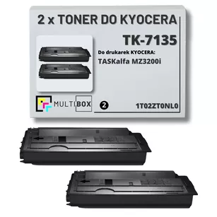 2-pak Toner do KYOCERA TK7135 1T02ZT0NL0 TASKALFA MZ3200i 2x20.0K Multibox zamiennik