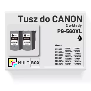 Tusz do CANON PG560XL 2-pak black zamiennik Multibox