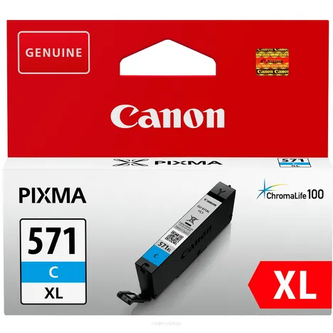 Canon Tusz CLI571C XL 0332C001 oryginalny cyan