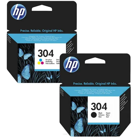 HP 304 tusz N9K06AE + N9K05AE oryginalny black / color 2Pack