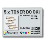 5-PAK Multibox Toner do OKI C612 black/cyan/magenta/yellow zamiennik - 2
