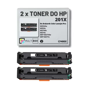 Toner do HP 201X 2-pak BLACK CF400X zamiennik Multibox