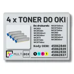 4-PAK Multibox Toner do OKI MC853 MC873 black/cyan/magenta/yellow zamiennik - 2