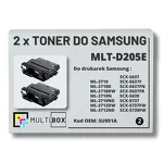 2-PAK Multibox Toner do SAMSUNG ML3710 MLTD205E SU951A 10K Zamiennik - 2