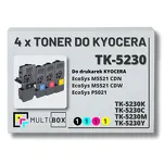4-PAK Multibox Toner do KYOCERA TK5230 ECOSYS M5521 P5021 2,6K/3x2,2K CMYK zamiennik - 2
