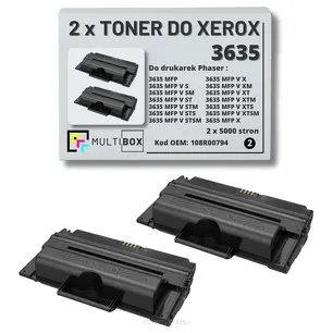 2-pak Toner do XEROX 3635 108R00794 5K Multibox zamiennik