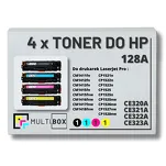 4-PAK Multibox Toner do HP 128A CMYK CE320A CE321A CE322A CE323A zamiennik - 2