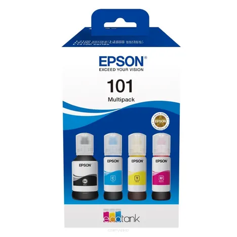Epson tusz 101 T03V6 C13T03V64A 4-pak oryginalny cyan / magenta / yellow / black