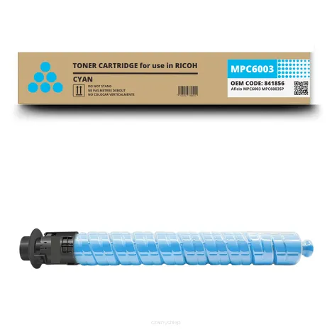 Toner do Ricoh MPC6003 841856 Cyan Zamiennik